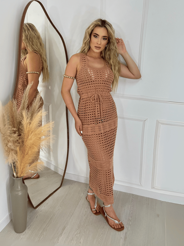 Saída de Praia Vestido Tricot Ivy