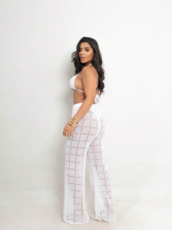 Saída de Praia Calça Tricot Any