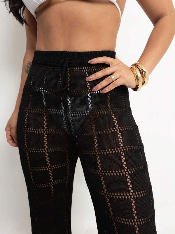 Saída de Praia Calça Tricot Any