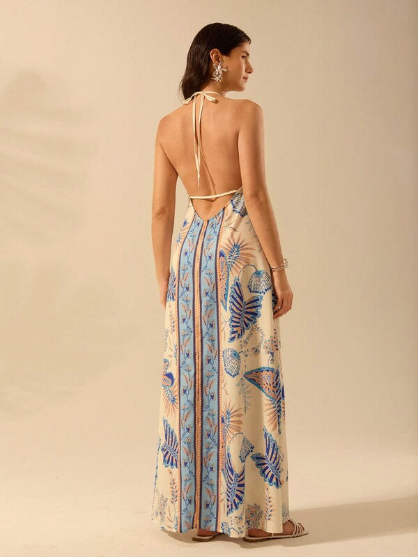 Vestido Maxi Estampa Boho Tropical Revenu, https://bahamorenna.com/