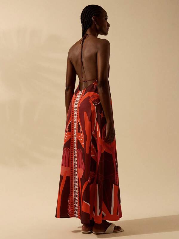 Vestido Longo Tropical Arbre, https://bahamorenna.com/