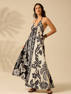 Vestido Longo Tropical Arbre, https://bahamorenna.com/