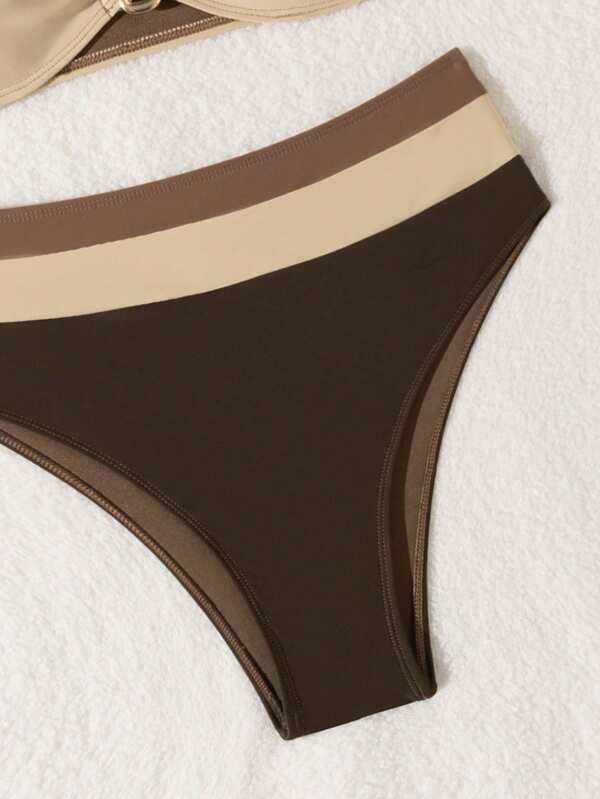 Biquíni Top Tricolor Bárbara