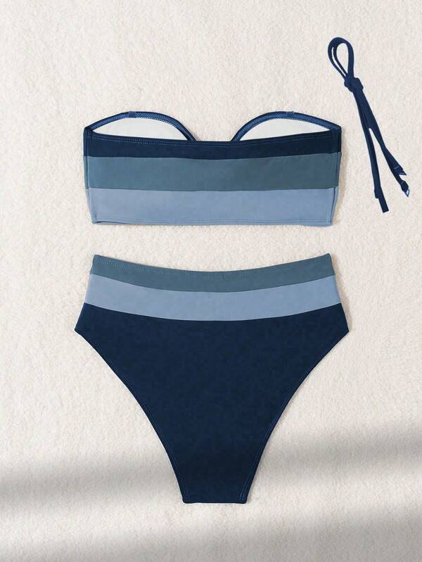 Biquíni Top Tricolor Bárbara