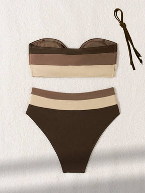 Biquíni Top Tricolor Bárbara