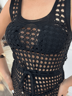 Saída de Praia Vestido Tricot Ivy