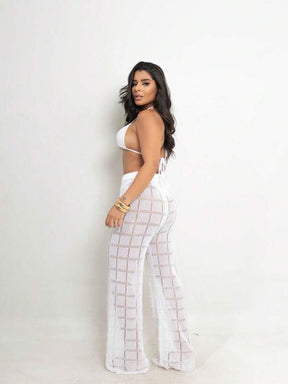 Saída de Praia Calça Tricot Any