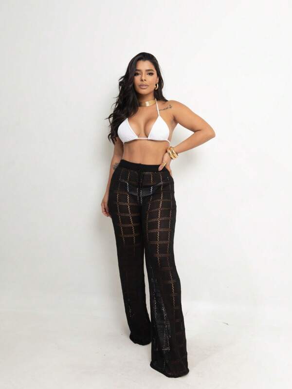 Saída de Praia Calça Tricot Any