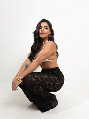 Saída de Praia Calça Tricot Any