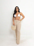 Saída de Praia Calça Tricot Any