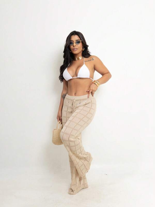 Saída de Praia Calça Tricot Any