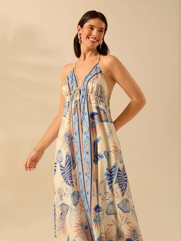 Vestido Maxi Estampa Boho Tropical Revenu, https://bahamorenna.com/