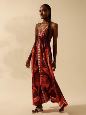 Vestido Longo Tropical Arbre, https://bahamorenna.com/