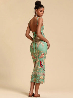 Vestido Slim Fit Tropical Cocotier, https://bahamorenna.com/