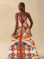 Vestido Maxi Estampa Boho Tropical Revenu, https://bahamorenna.com/