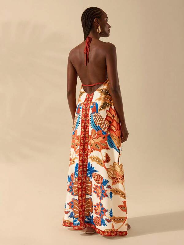 Vestido Maxi Estampa Boho Tropical Revenu, https://bahamorenna.com/