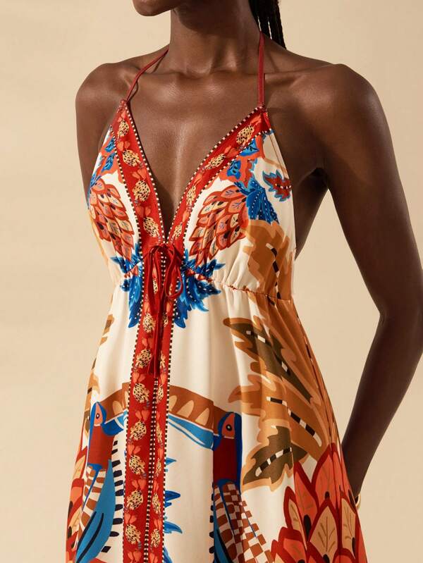 Vestido Maxi Estampa Boho Tropical Revenu, https://bahamorenna.com/