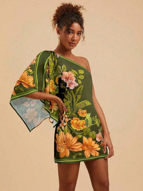 Vestido Mini Assimétrico Feminino Nature, https://bahamorenna.com/