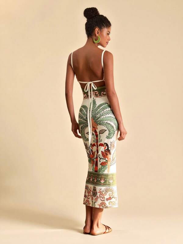 Vestido Slim Fit Tropical Cocotier, https://bahamorenna.com/