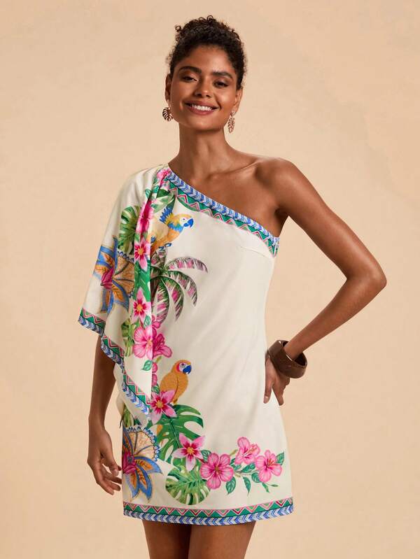 Vestido Mini Assimétrico Feminino Nature, https://bahamorenna.com/
