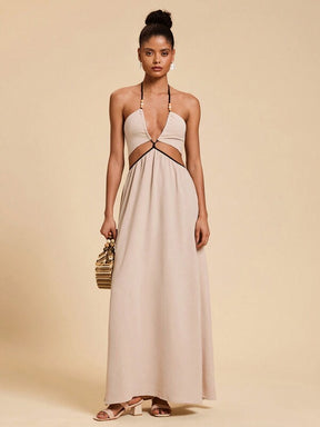 Vestido Maxi Tropical Decote V Accent, https://bahamorenna.com/