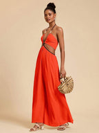 Vestido Maxi Tropical Decote V Accent, https://bahamorenna.com/