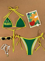 Biquíni Brasil Cup Verde Amarelo Jorgina
