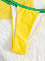 Conjunto 3 Peças Brasil Cup Camiseta Anisha Baha Morenna