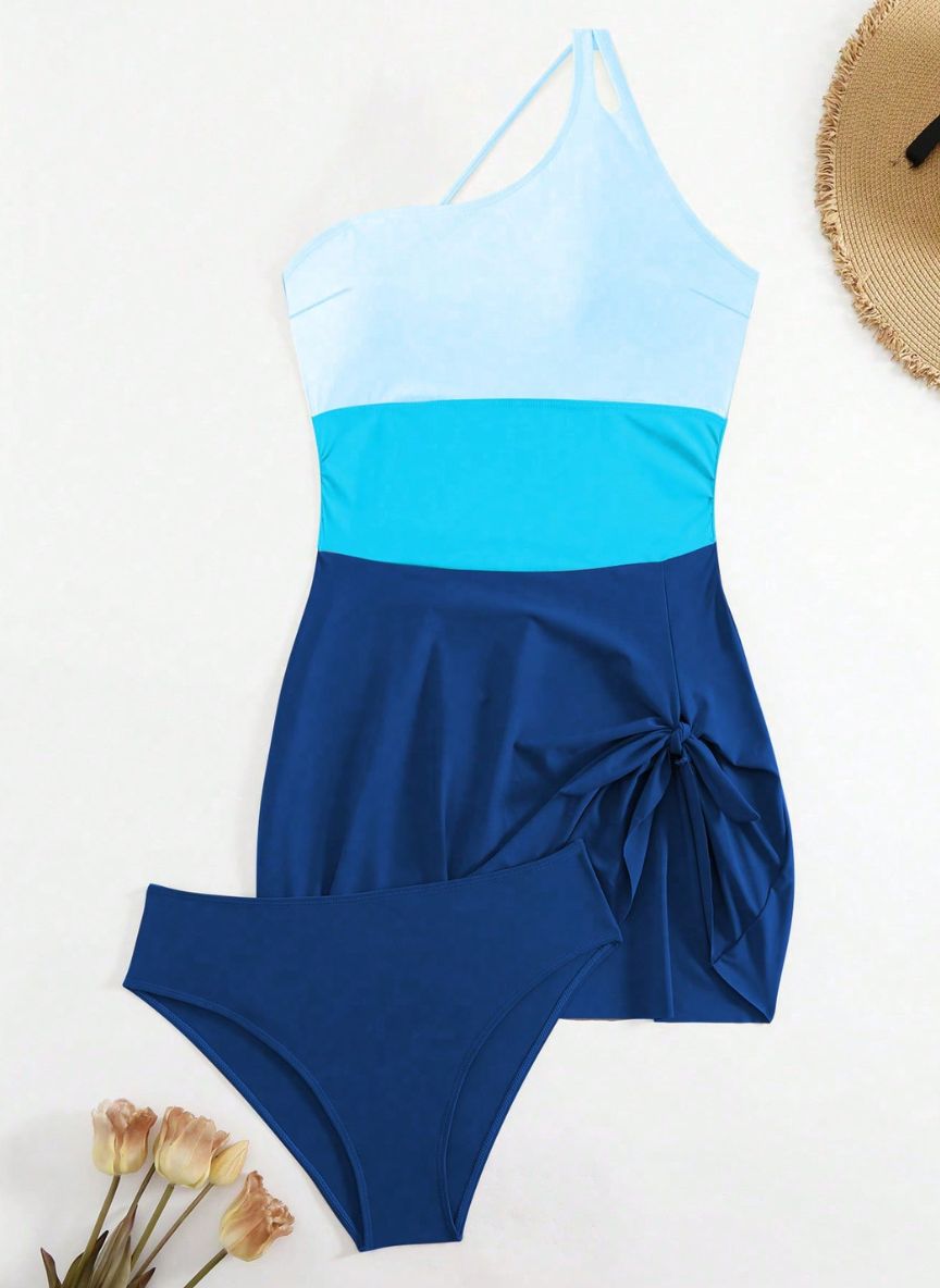 Conjunto Maiô Assimétrico Ully com Saia Degradê Envelope, Baha Morenna