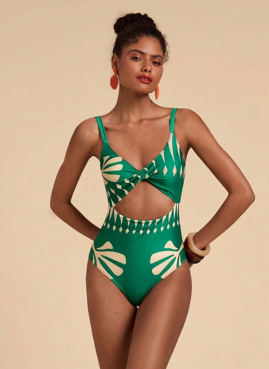 Maiô Feminino Cup Verde Amarelo Eva, Baha Morenna